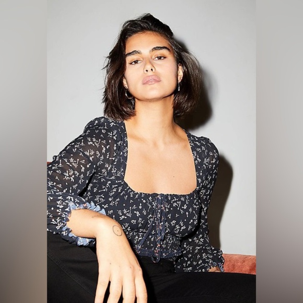 Free People‎ | Lolita Floral Print Top Size M